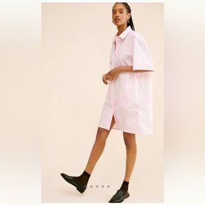 Marimekko Monoliitti Unikko Cotton Shirt Dress